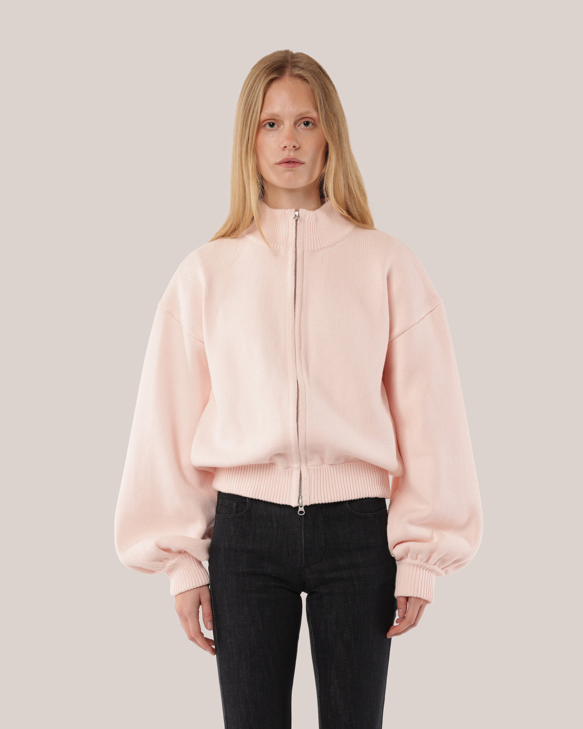 Thick Cotton Zip Sweater Sprinkles