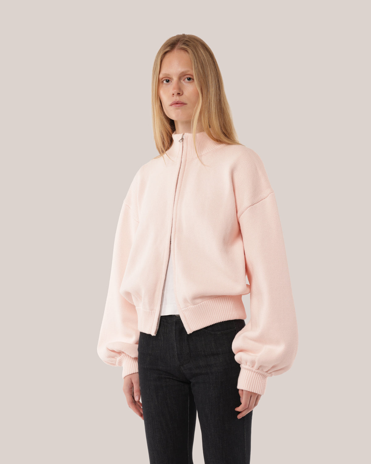 Thick Cotton Zip Sweater Sprinkles
